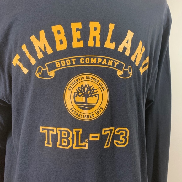 Timberland Logo Long Sleeve T-Shirt NWOT - Picture 6 of 6